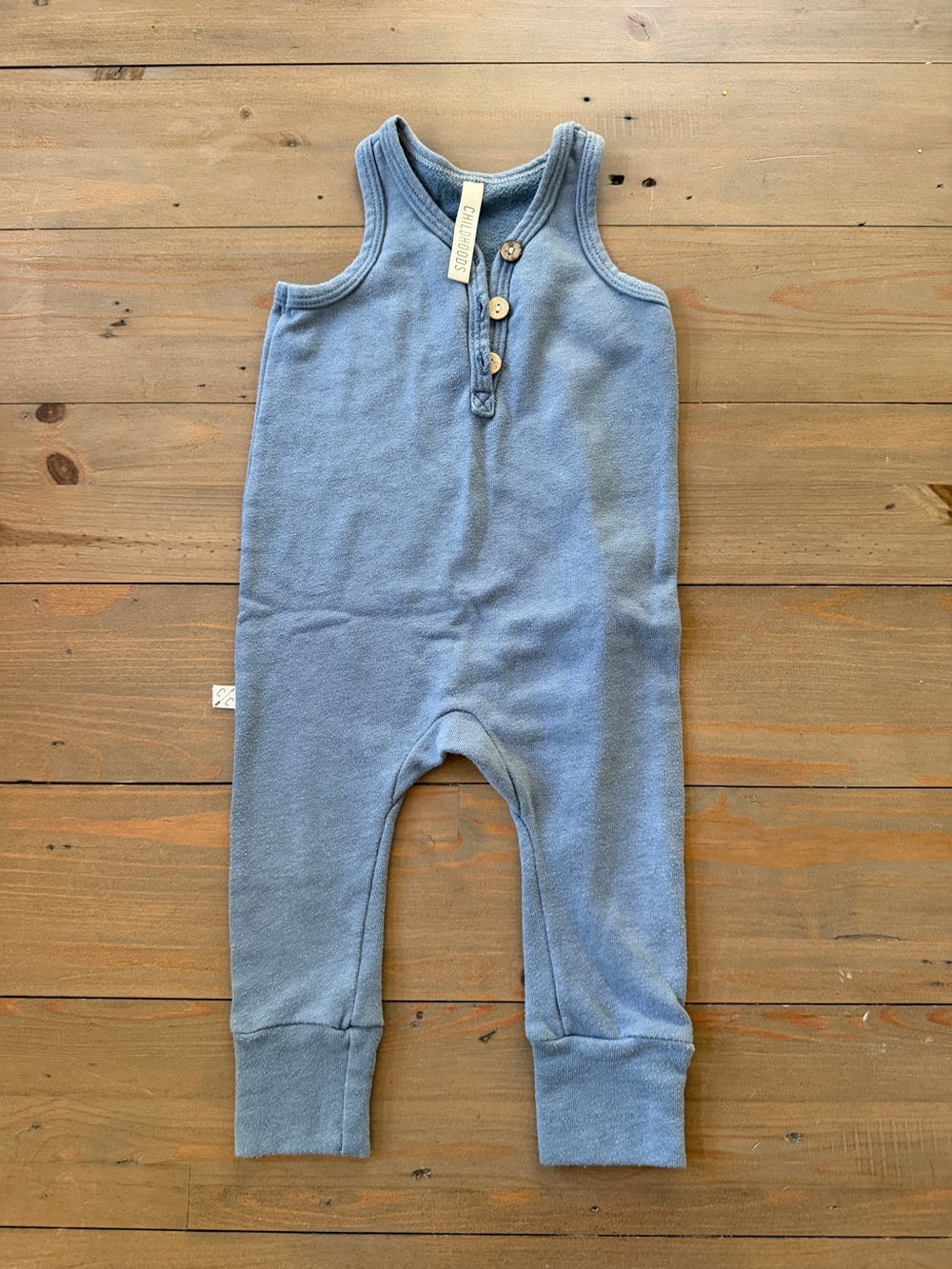Childhoods Clothing Light Blue Sleeveless Romper - 12-18 Months